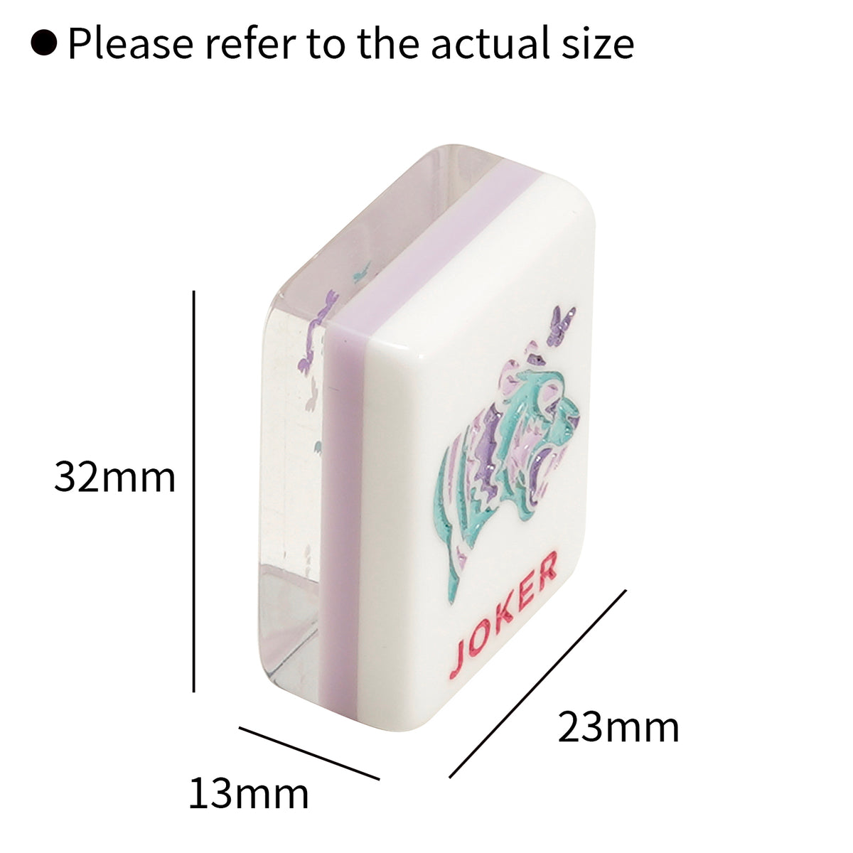 Customizable Acrylic American Mahjong Tiles
