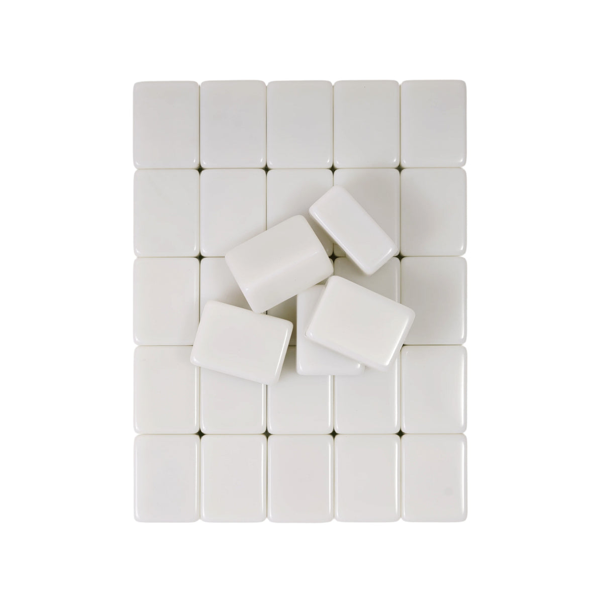 Jade-Color Melamine Mahjong Tiles