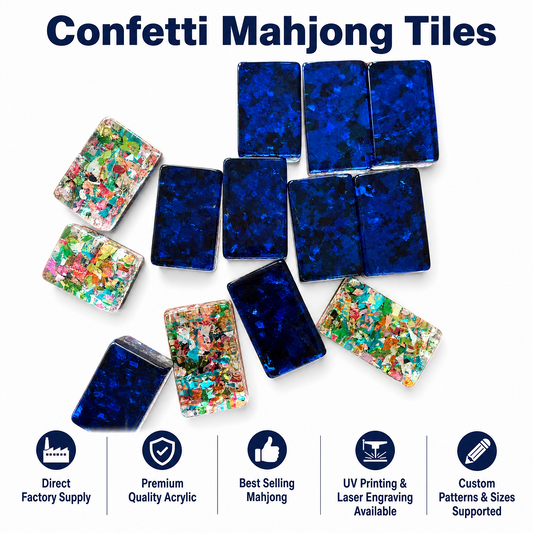 Confetti Mahjong Tiles