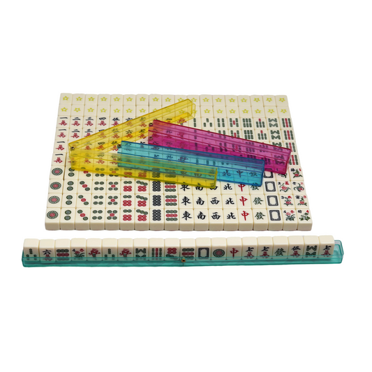 Ivory-Colored Mini Melamine Mahjong Tiles