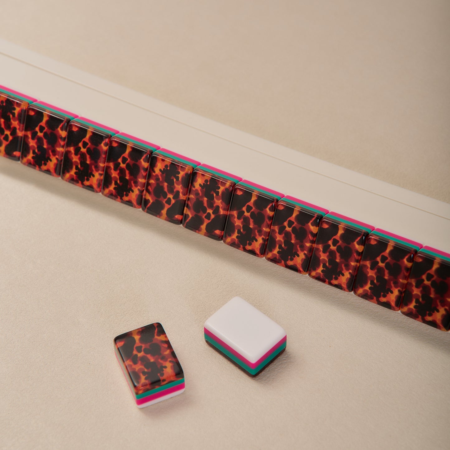 Four-Layer Tortoiseshell Mahjong Tiles