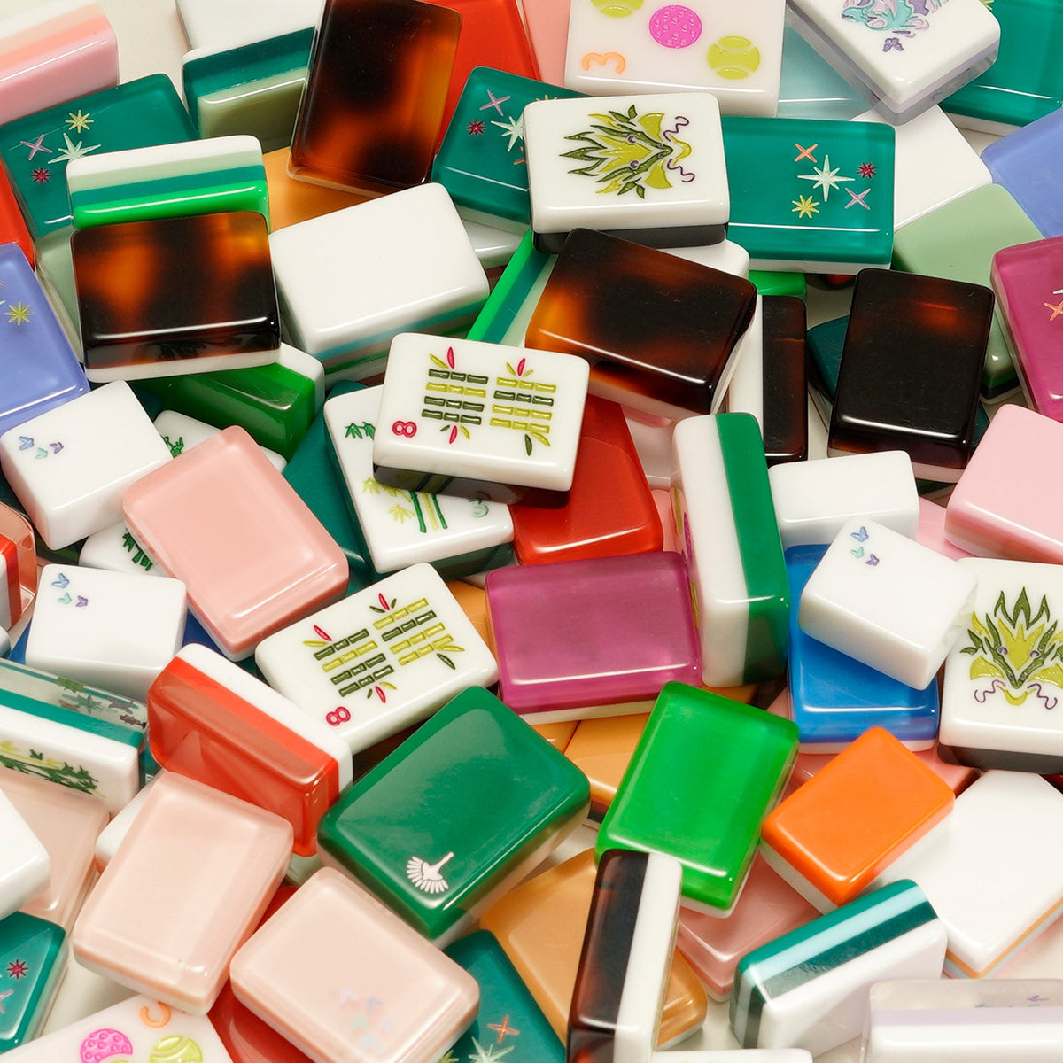 Acrylic Mahjong Tiles