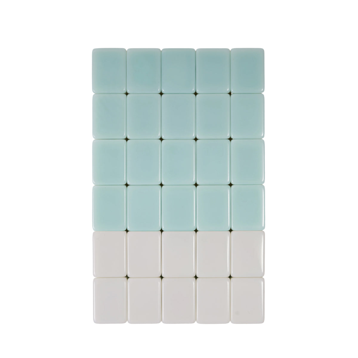 Jade-Color Melamine Mahjong Tiles