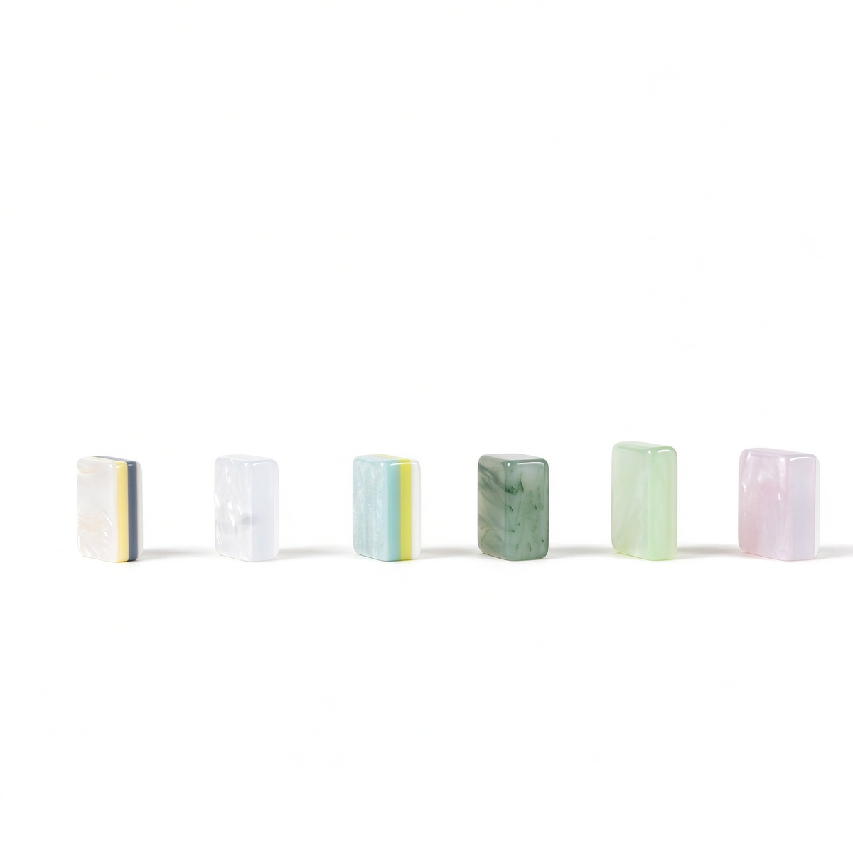 Pearl & Marble Acrylic Mahjong Tiles