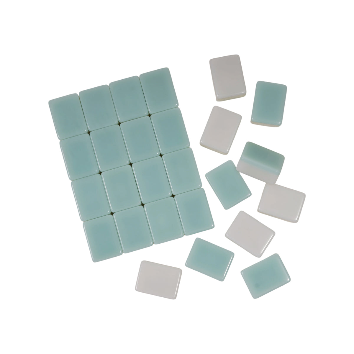 Jade-Color Melamine Mahjong Tiles