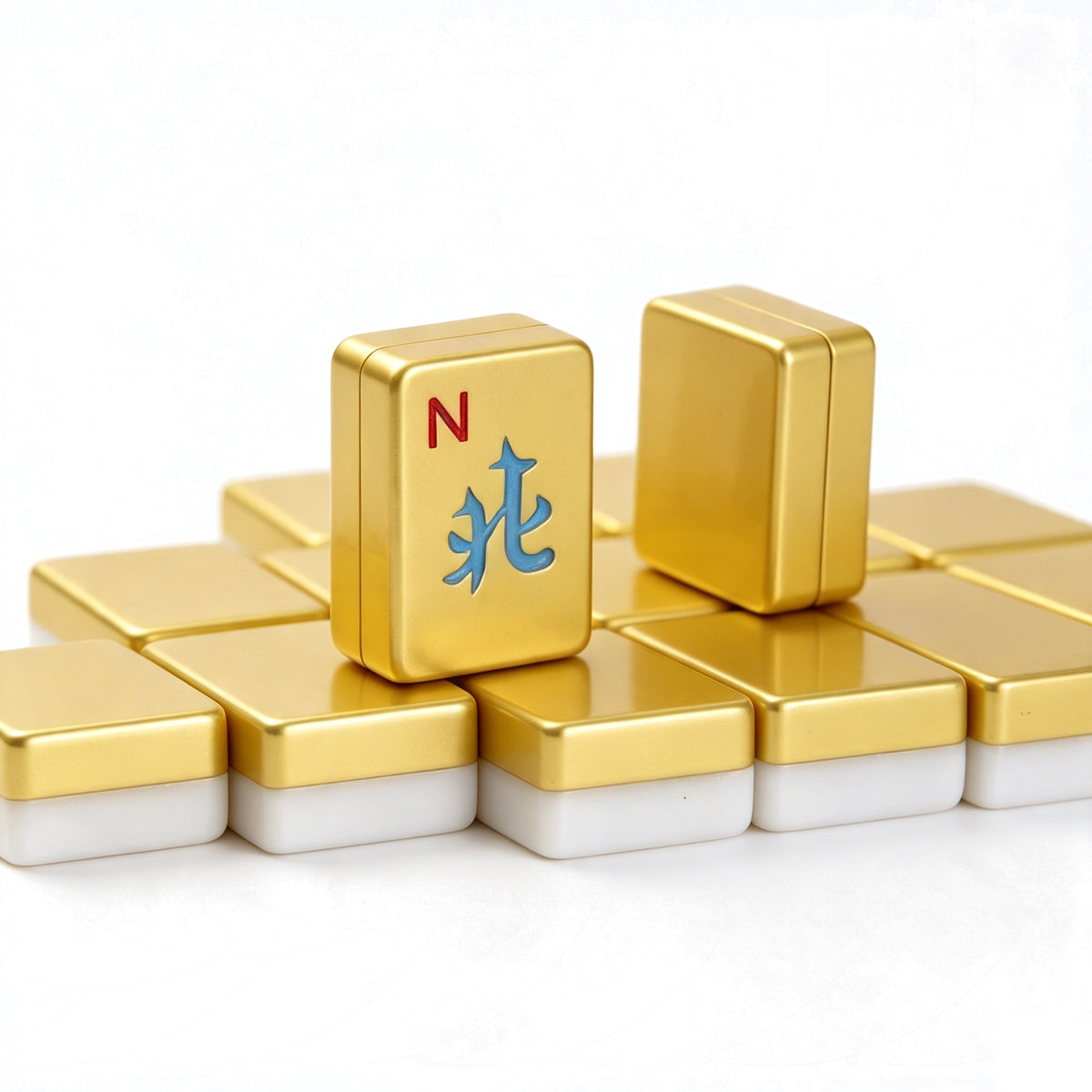 Brass Mahjong Tiles