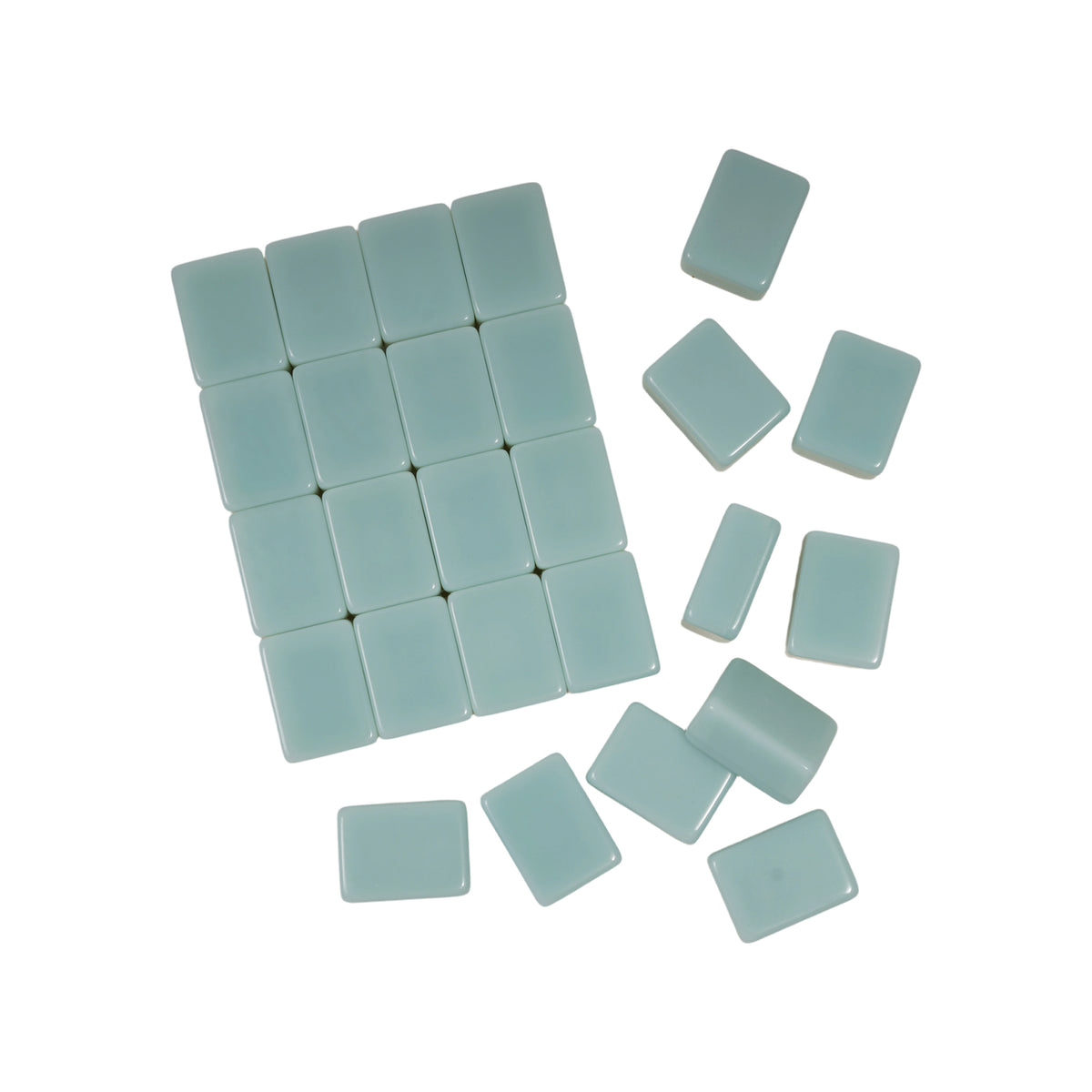 Jade-Color Melamine Mahjong Tiles