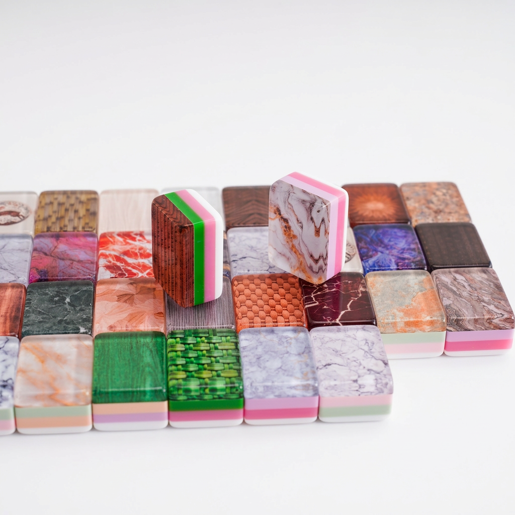 Custom Four-Layer American Mahjong Tiles