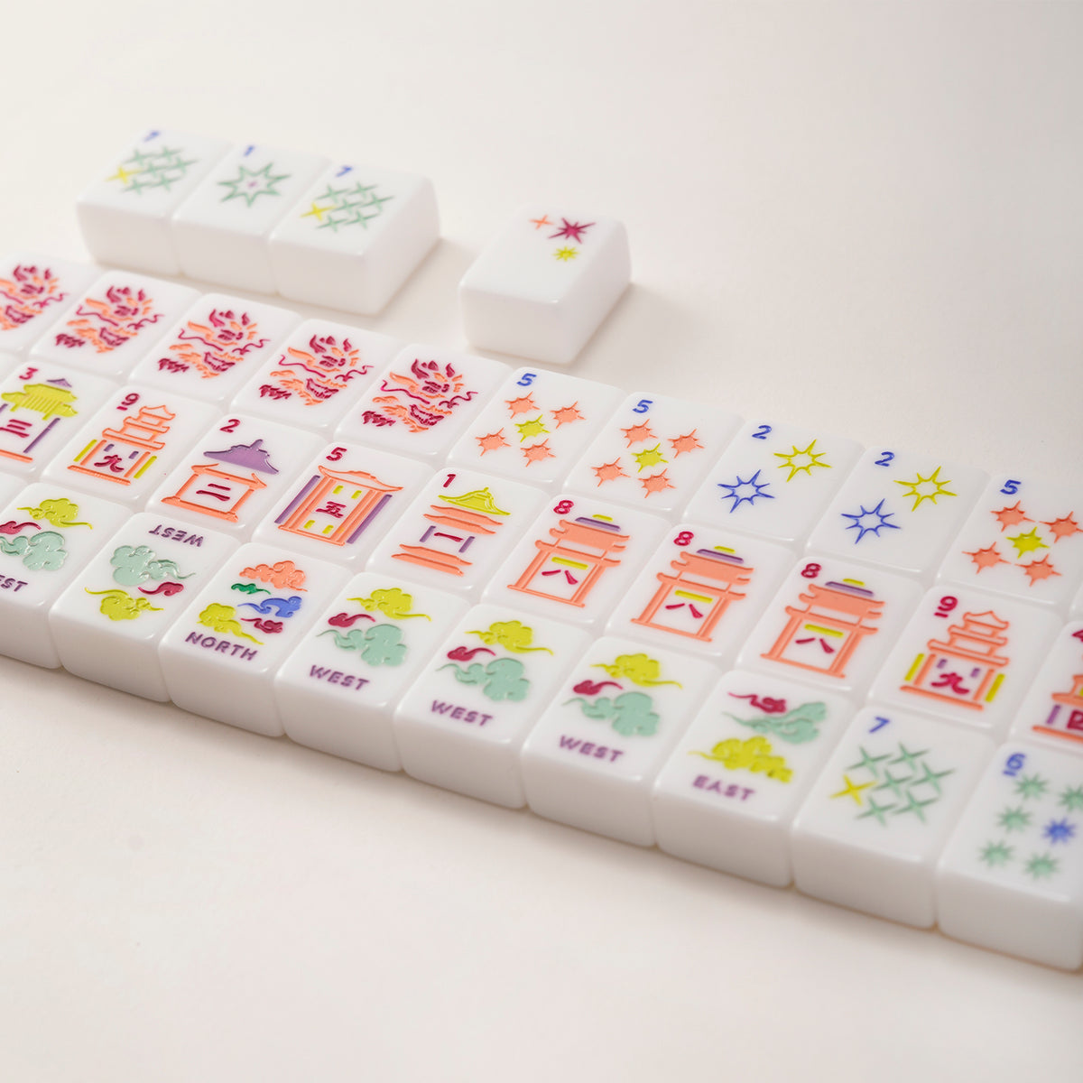 Single‑layer Acrylic American Mahjong Tiles