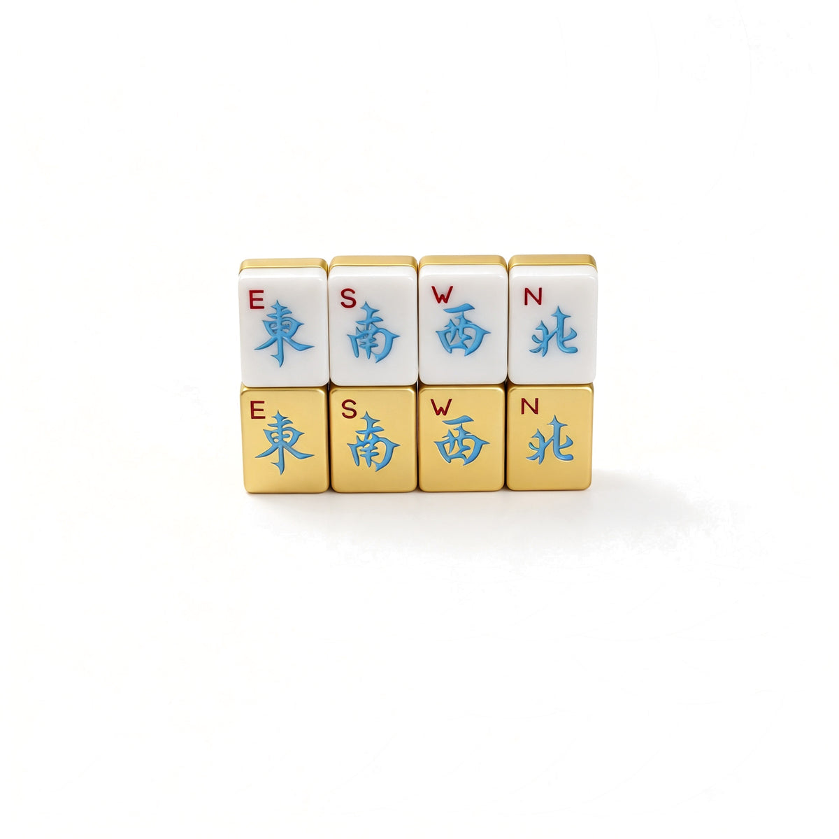 Brass Mahjong Tiles