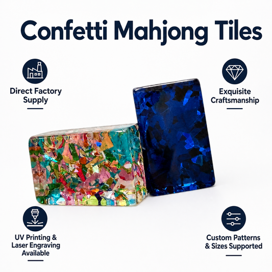 Confetti Mahjong Tiles