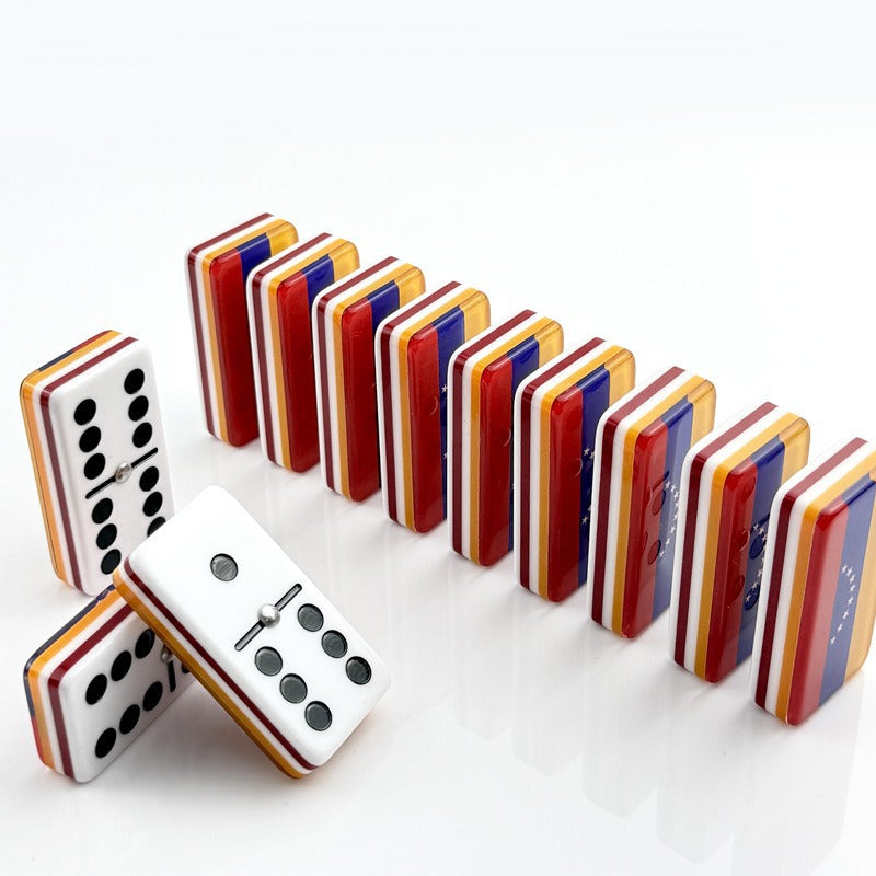 Custom Five-Layer Acrylic Domino Set