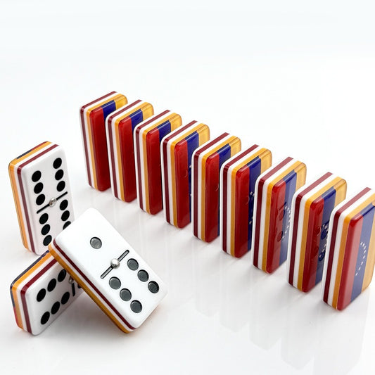 Custom Five-Layer Acrylic Domino Set