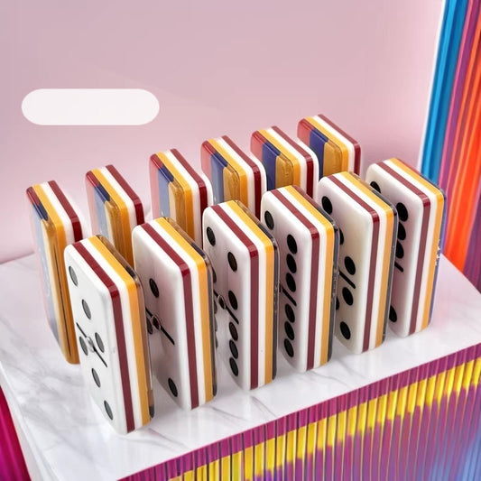Custom Five-Layer Acrylic Domino Set