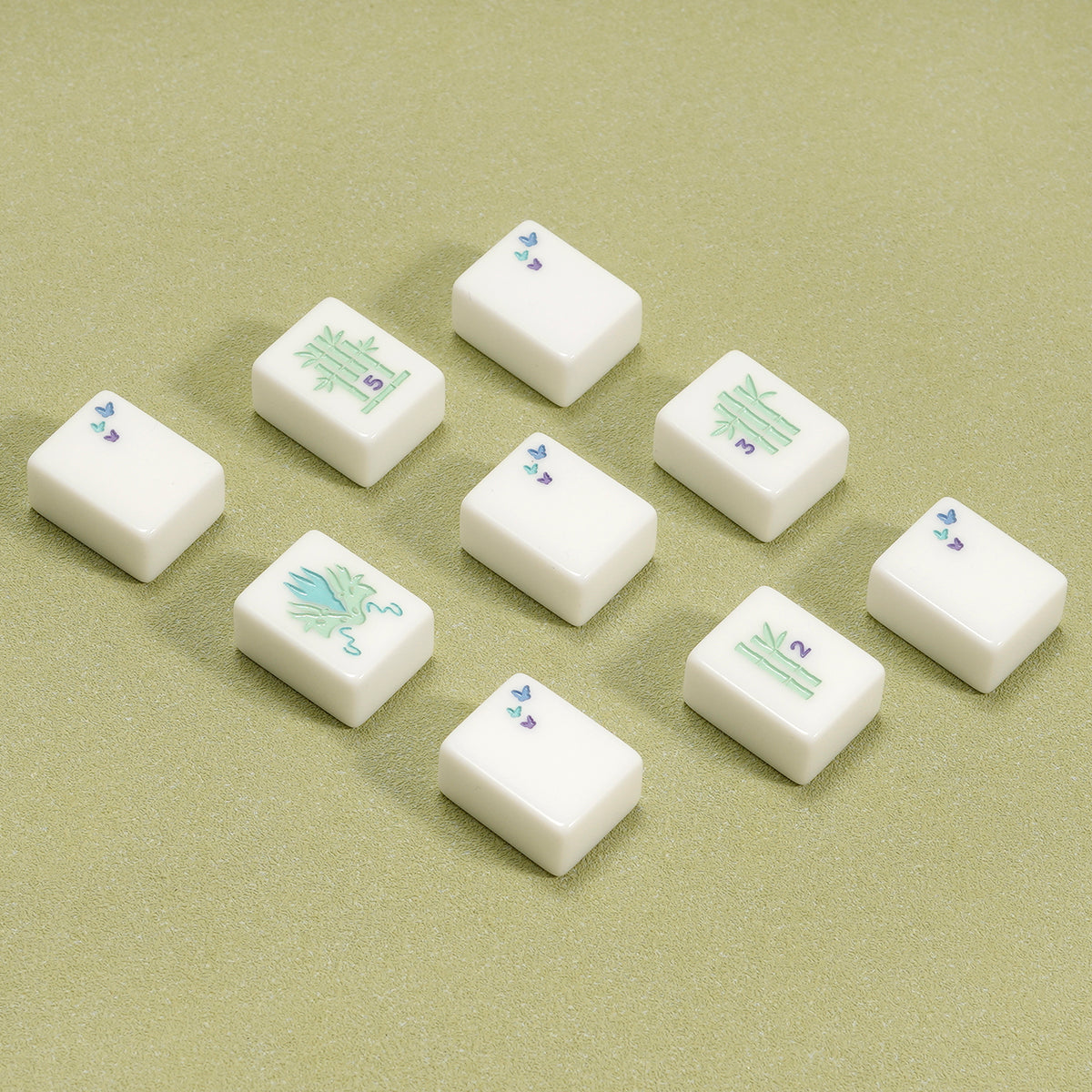 23mm Small Single-Layer Acrylic American Mahjong Tiles