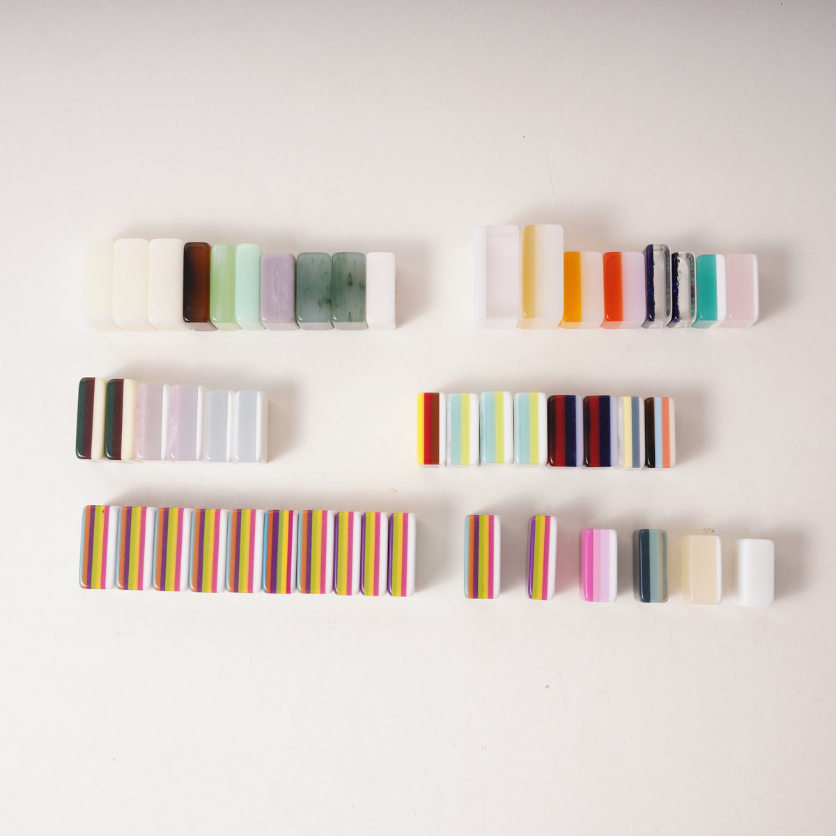 Multi-Layer, Multi-Color American Mahjong Tiles