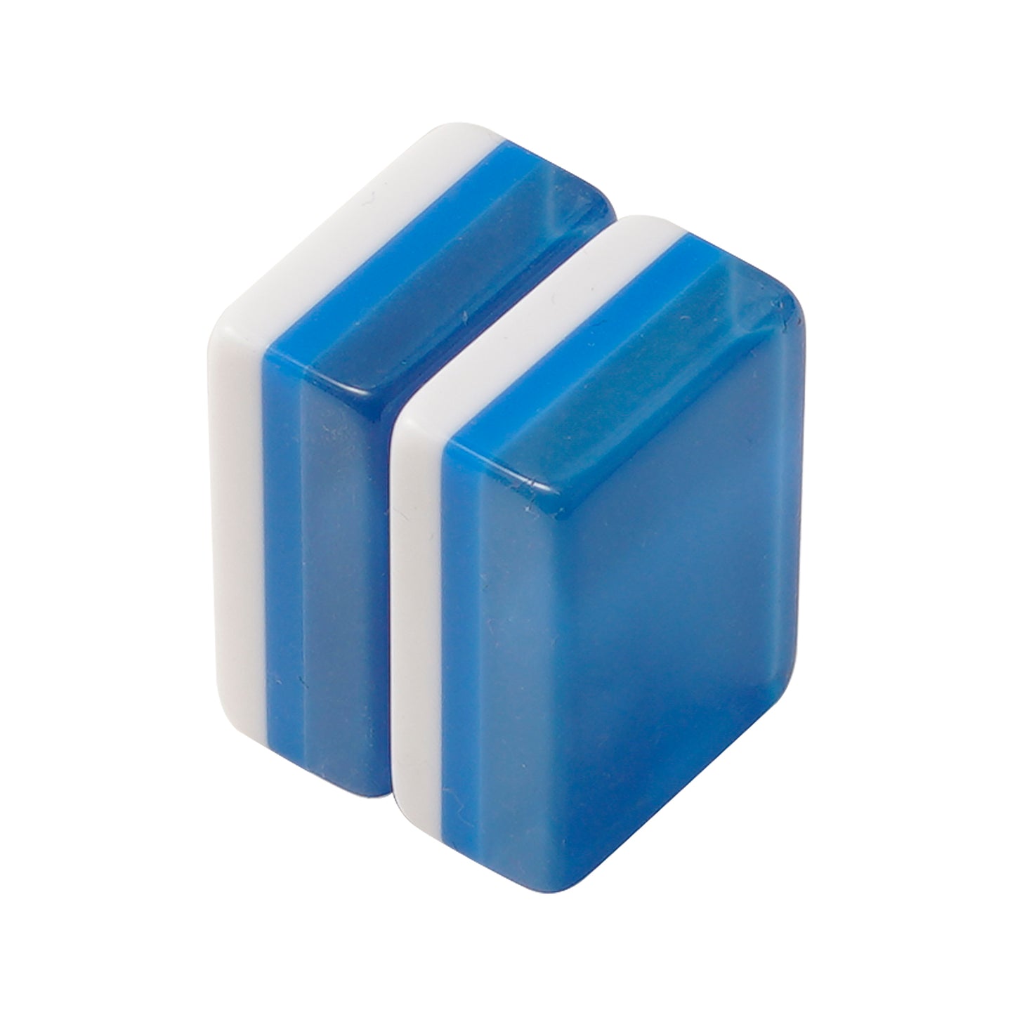 Three‑layer acrylic mahjong tiles