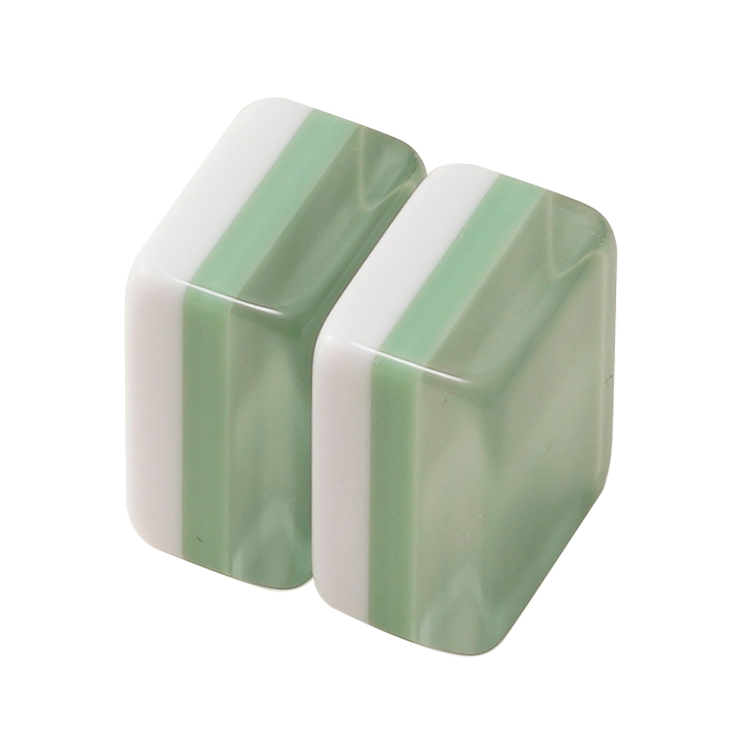 Three‑layer acrylic mahjong tiles