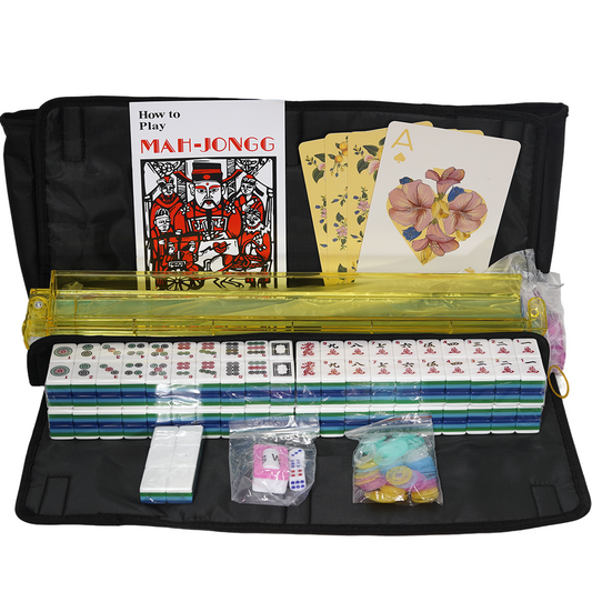 In-Stock 4-Layer Acrylic American Mahjong Set