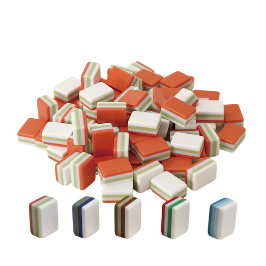 Four-Layer Multi-Color Acrylic Mahjong Tiles