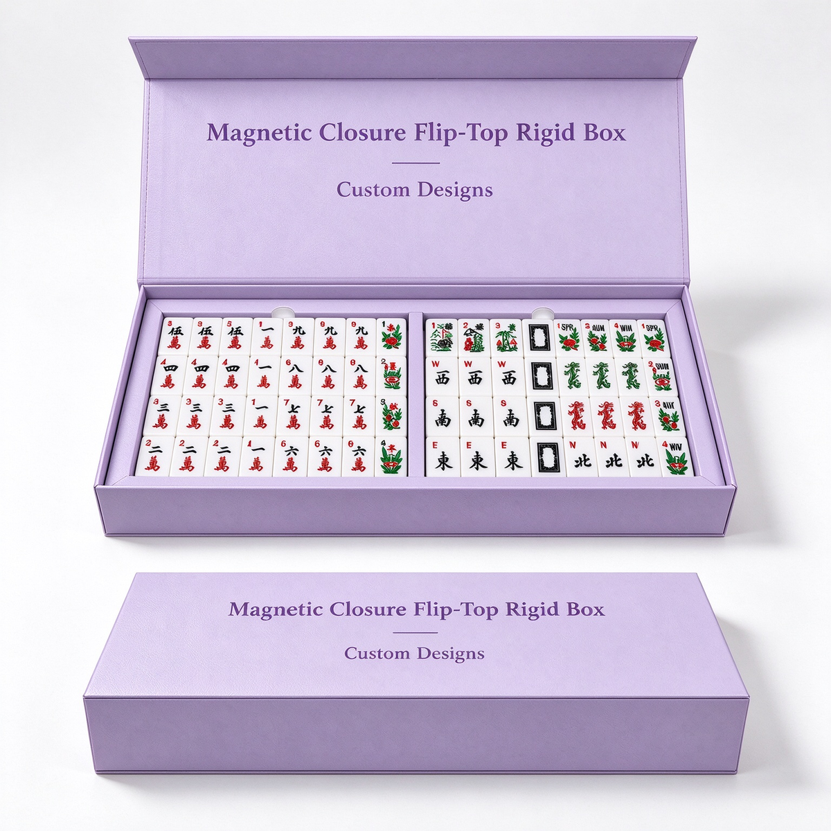 Custom Magnetic Closure Flip-Top Rigid Box