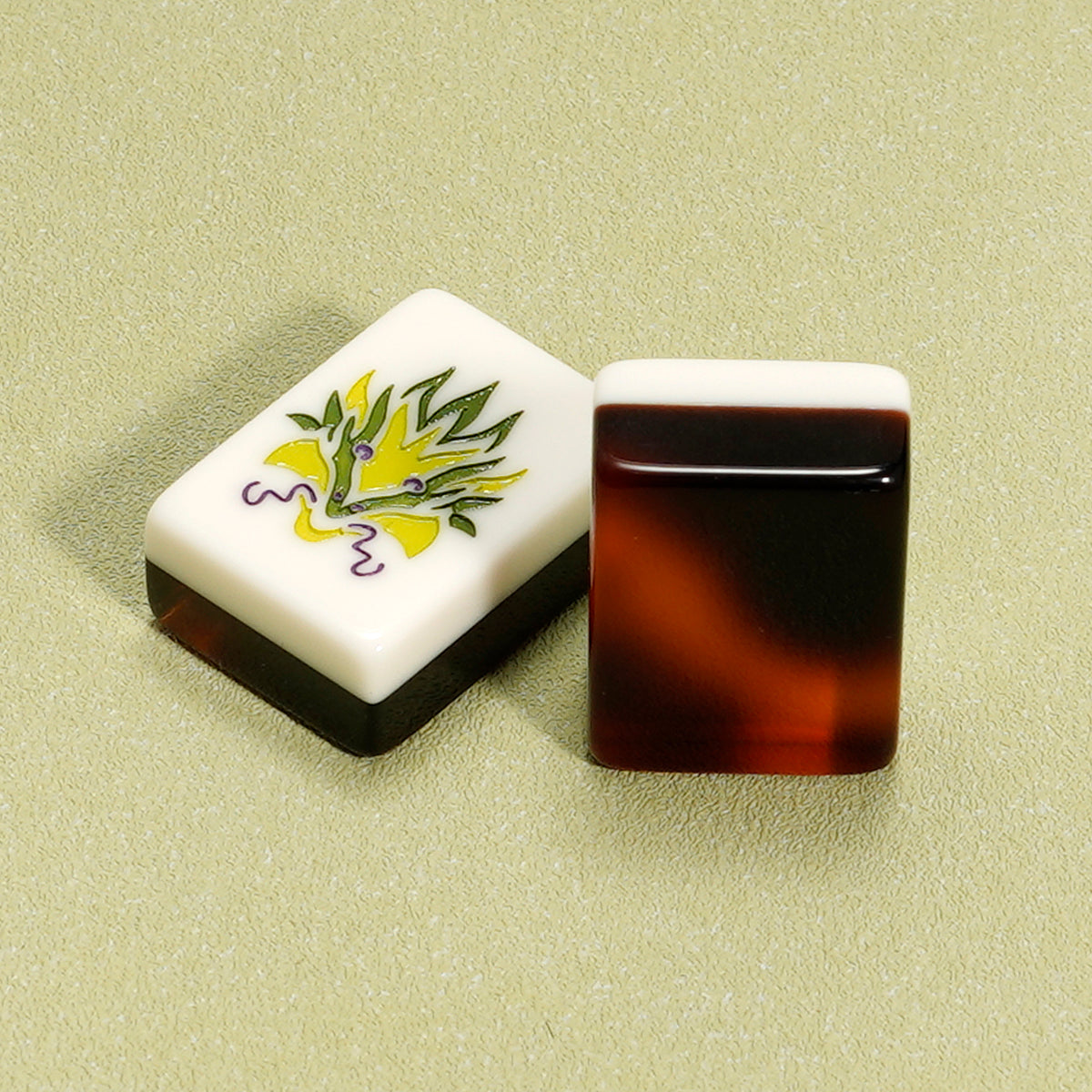 Tortoiseshell Two-Layer Acrylic American Mahjong Tiles