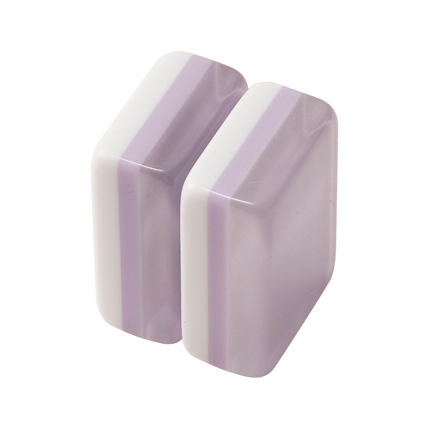 Three‑layer acrylic mahjong tiles
