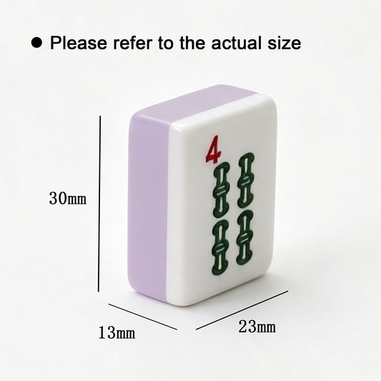 Jelly-Colored Acrylic American Mahjong Tiles in Stock