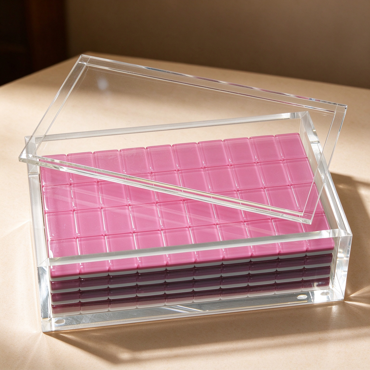 Custom Mahjong Acrylic Box