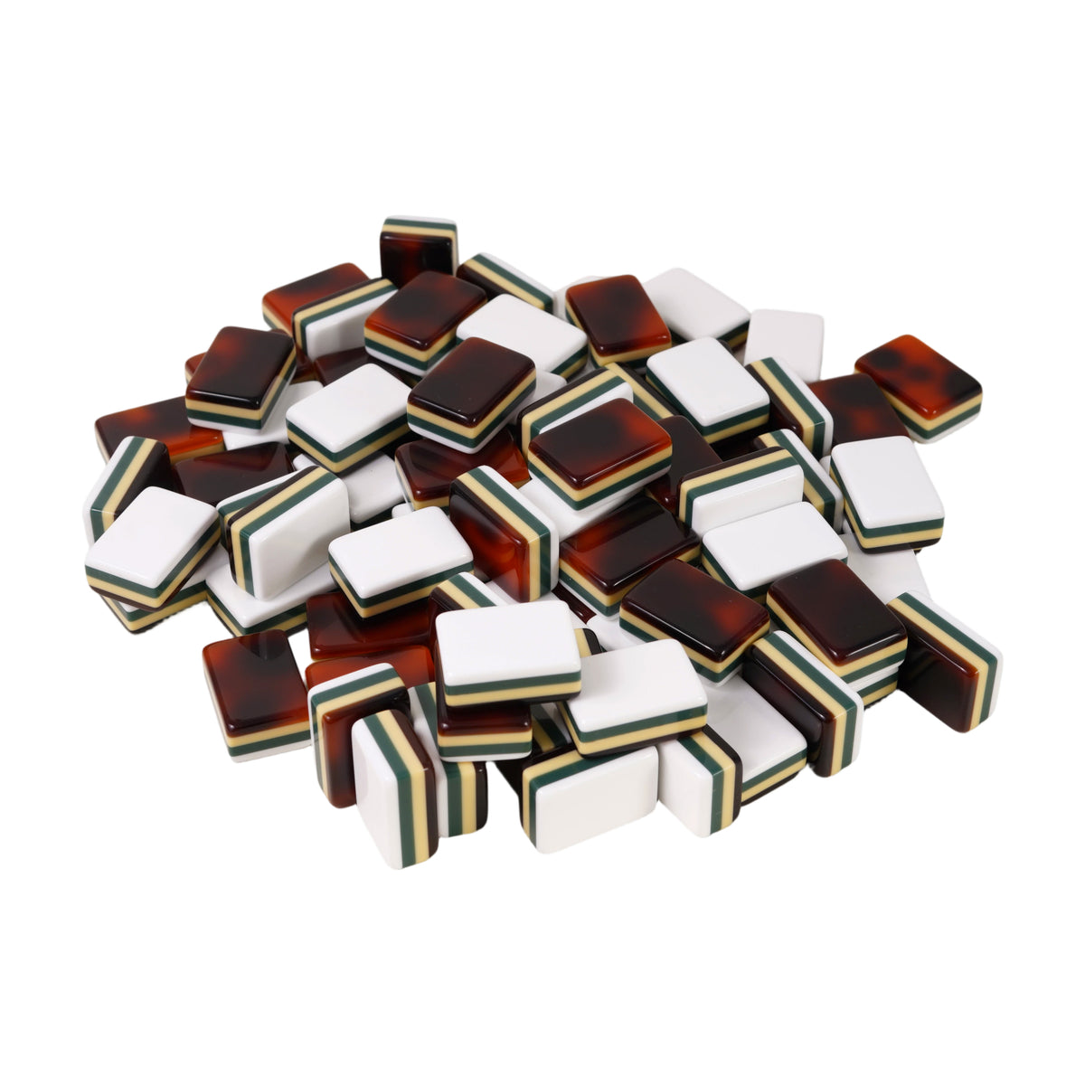 Tortoiseshell Four-Layer Blank Mahjong Tiles