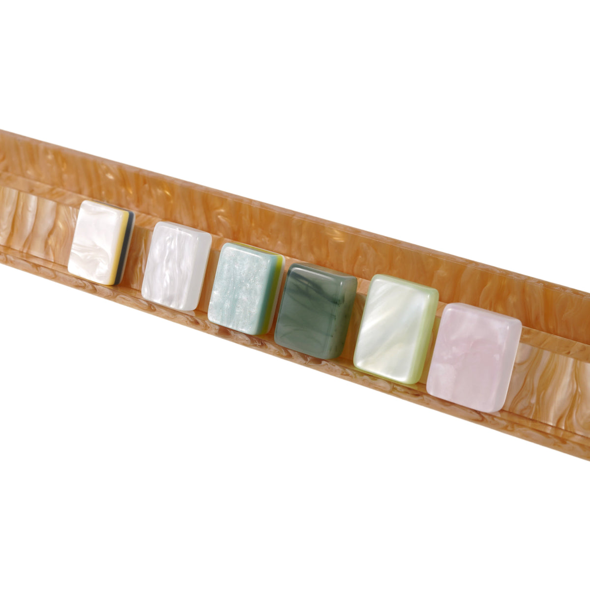 Pearl & Marble Acrylic Mahjong Tiles
