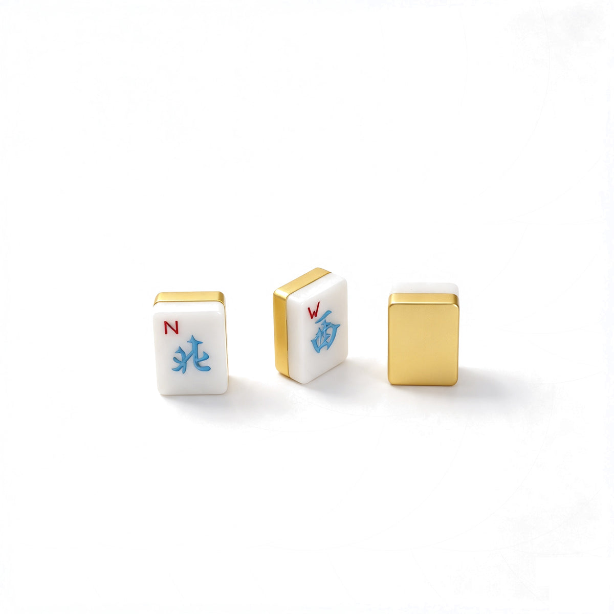 Brass Mahjong Tiles