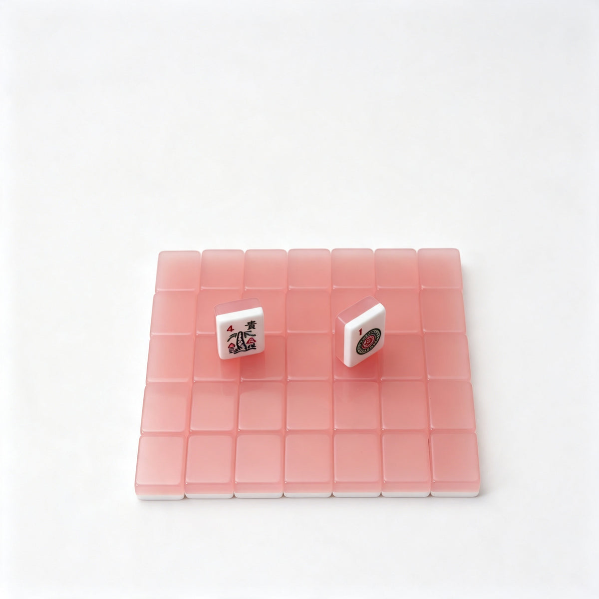 Jelly-Colored Acrylic American Mahjong Tiles in Stock