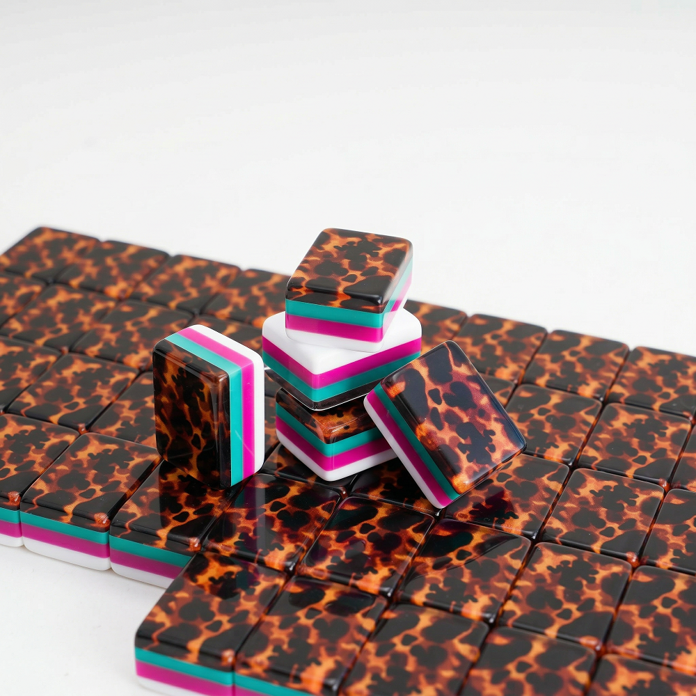 Four-Layer Tortoiseshell Mahjong Tiles