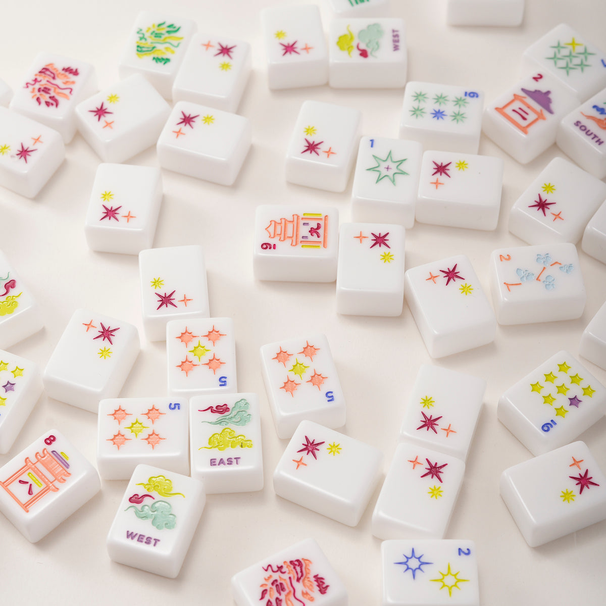 Single‑layer Acrylic American Mahjong Tiles