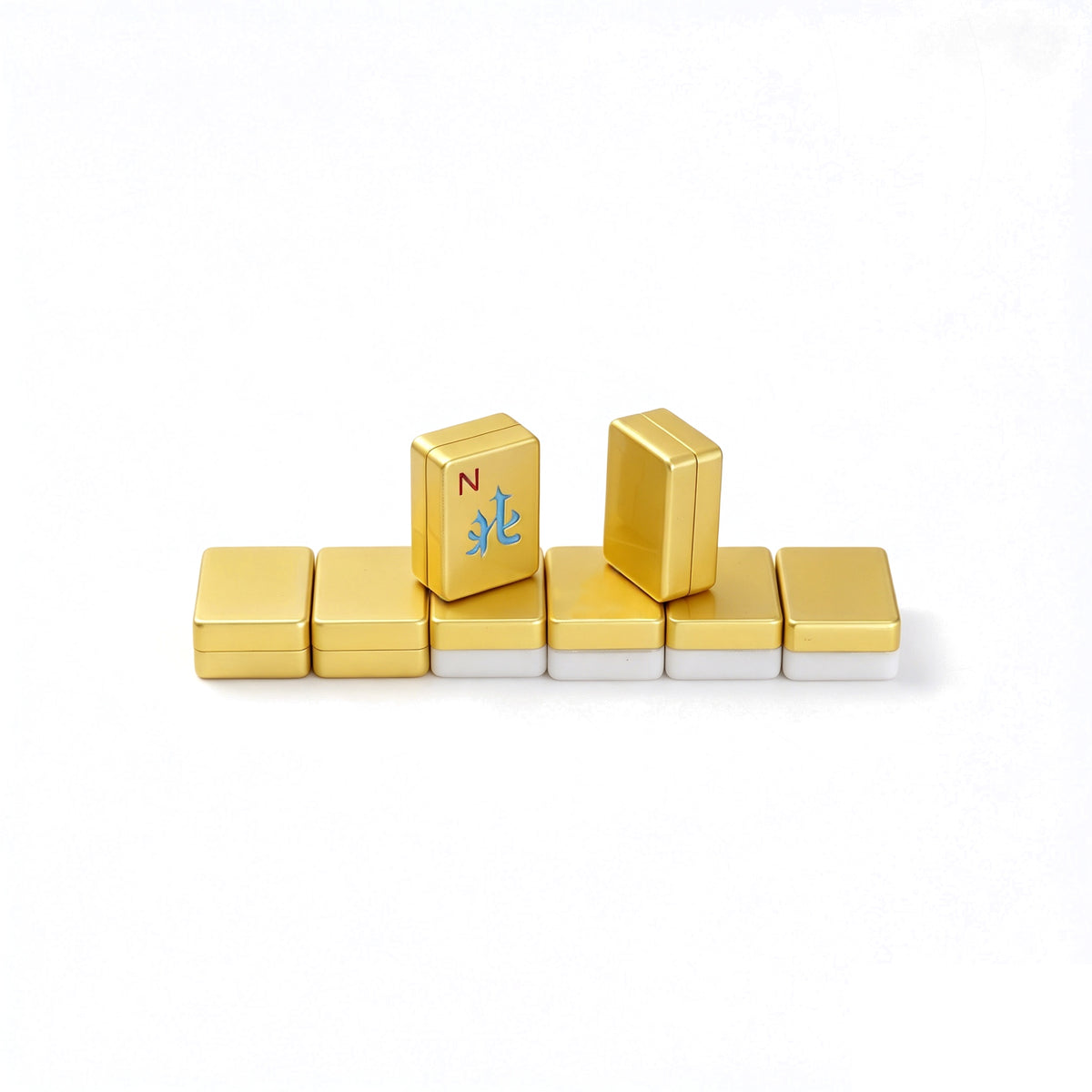 Brass Mahjong Tiles