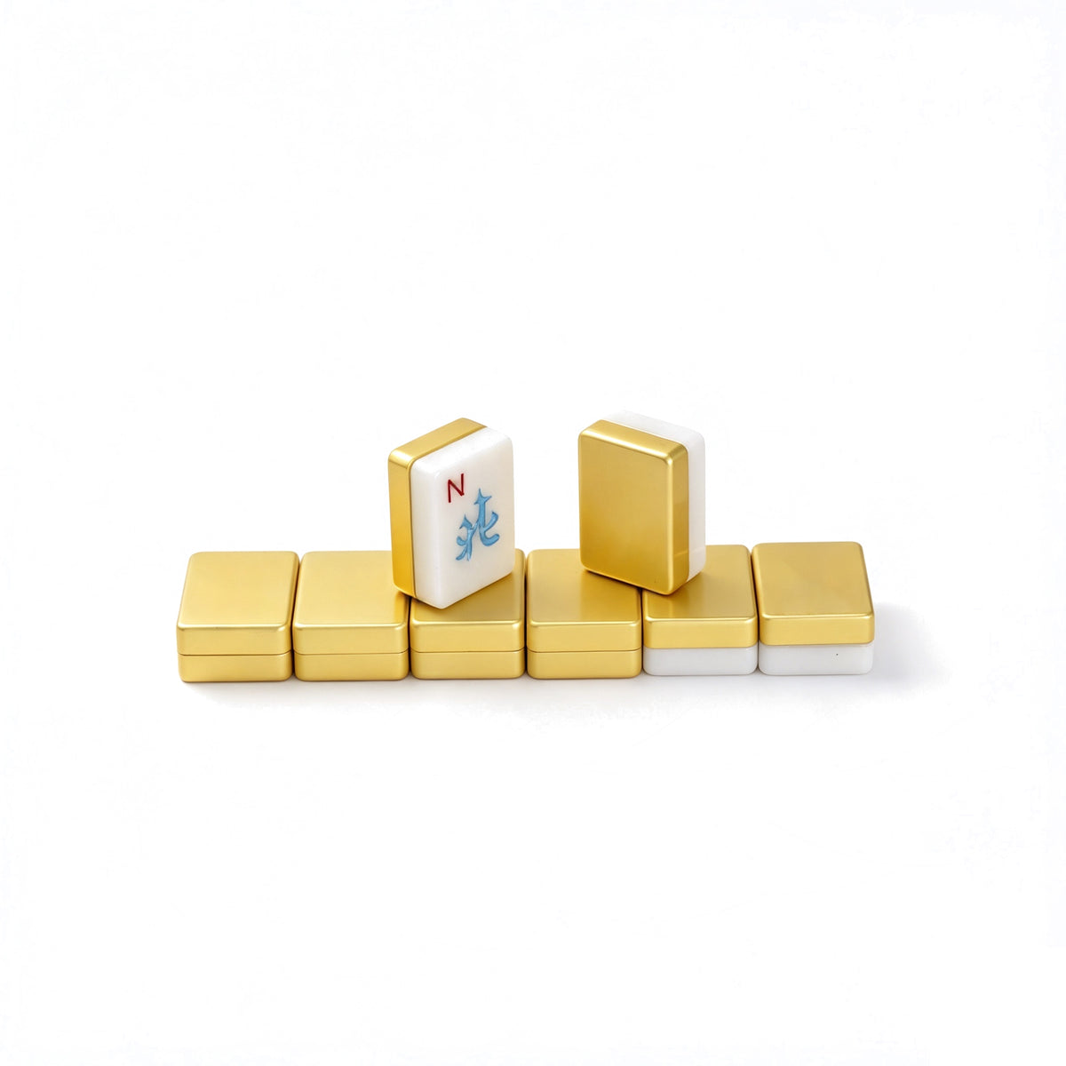 Brass Mahjong Tiles