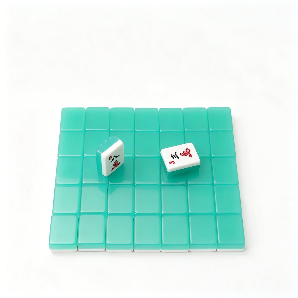Jelly-Colored Acrylic American Mahjong Tiles in Stock
