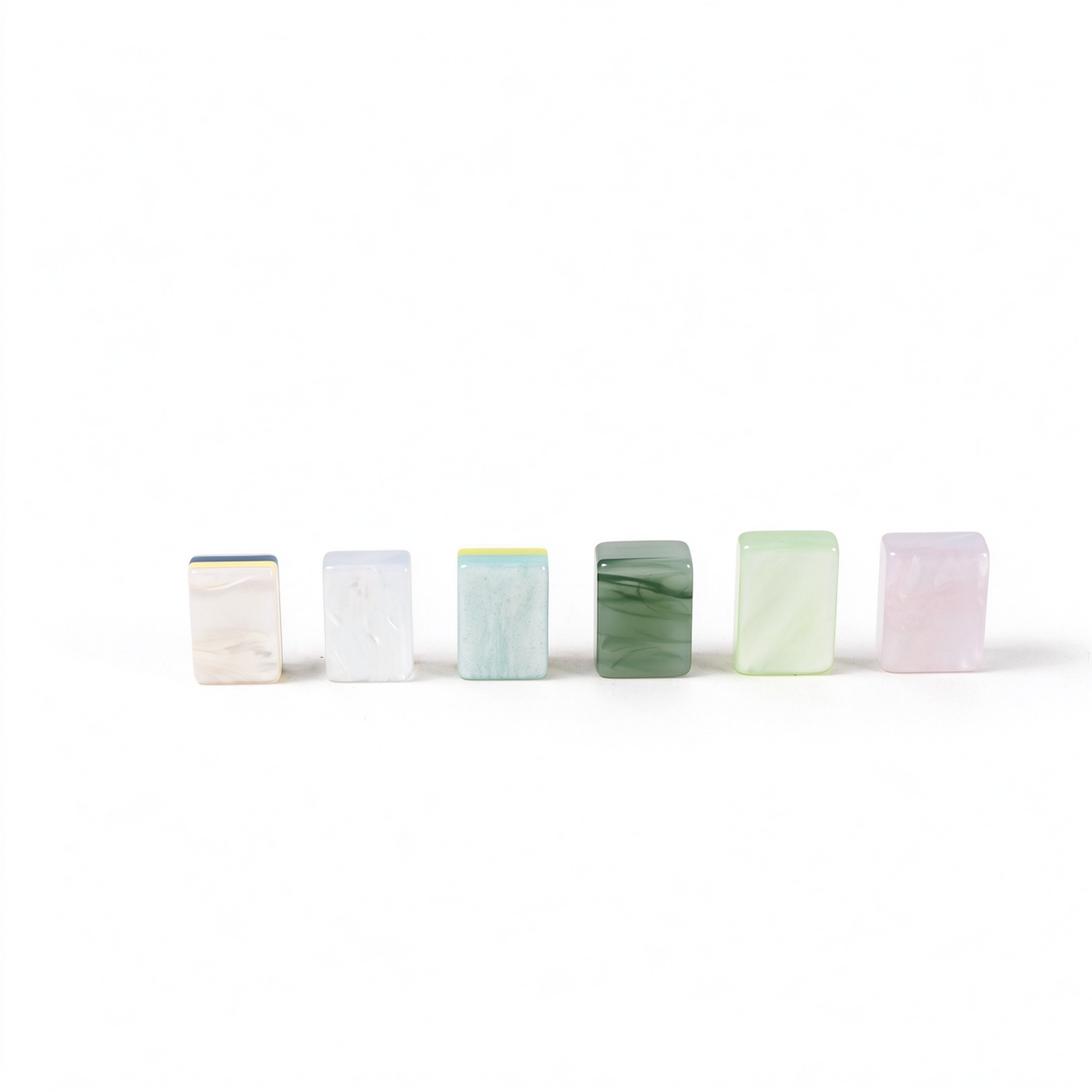 Pearl & Marble Acrylic Mahjong Tiles