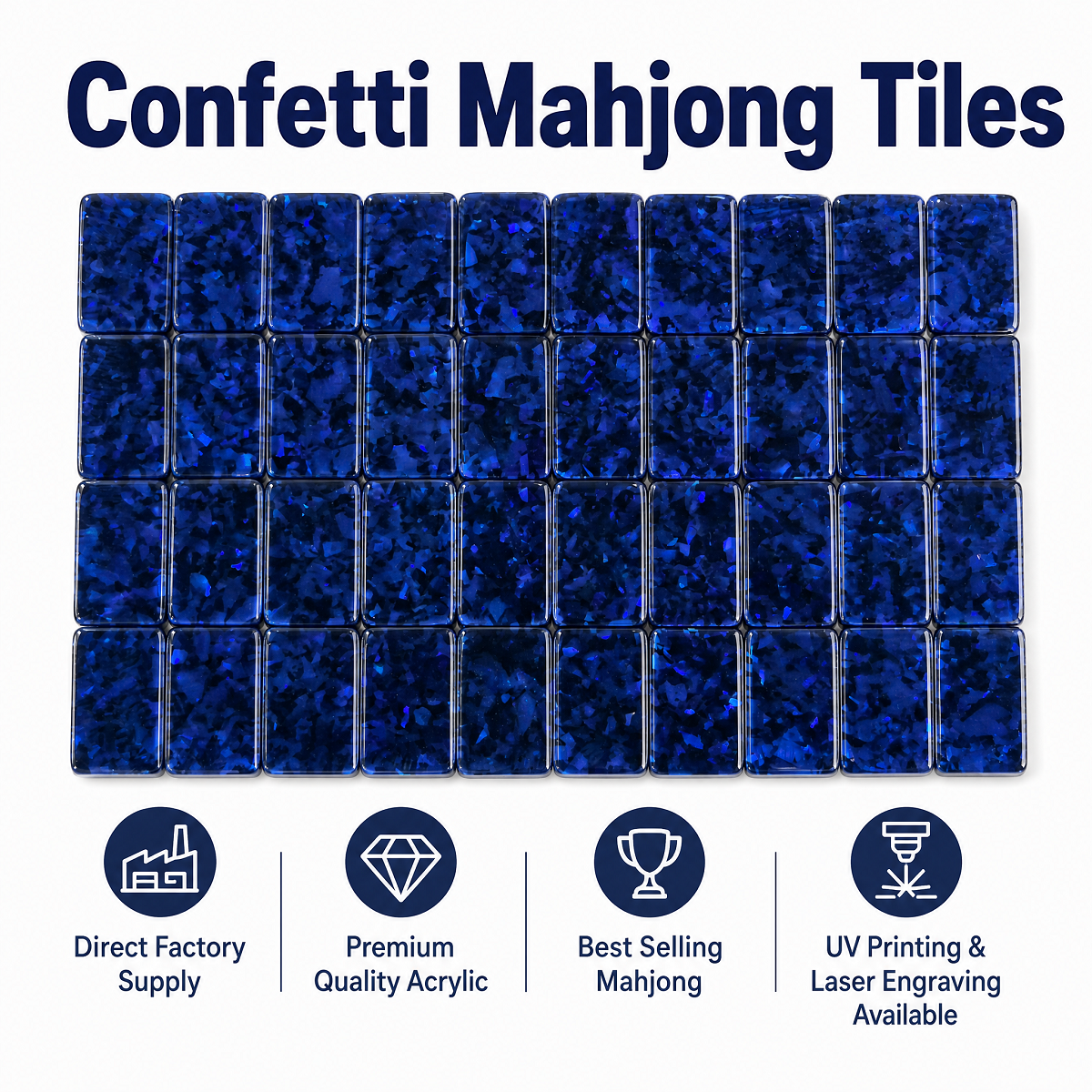 Confetti Mahjong Tiles