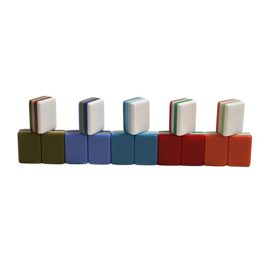 Four-Layer Multi-Color Acrylic Mahjong Tiles