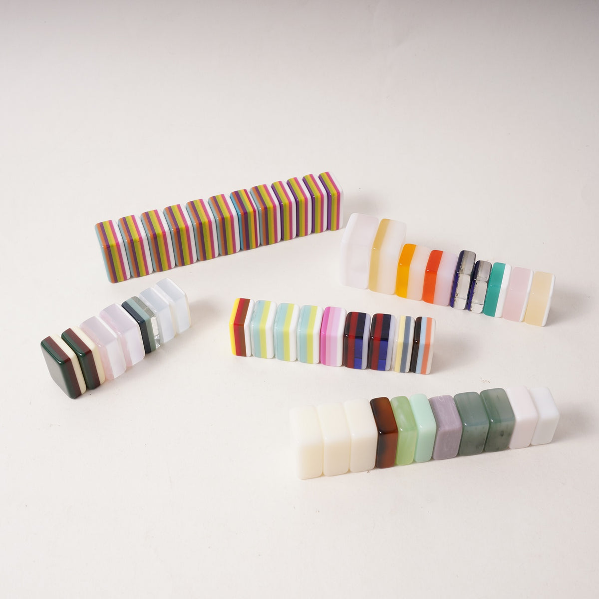 Multi-Layer, Multi-Color American Mahjong Tiles
