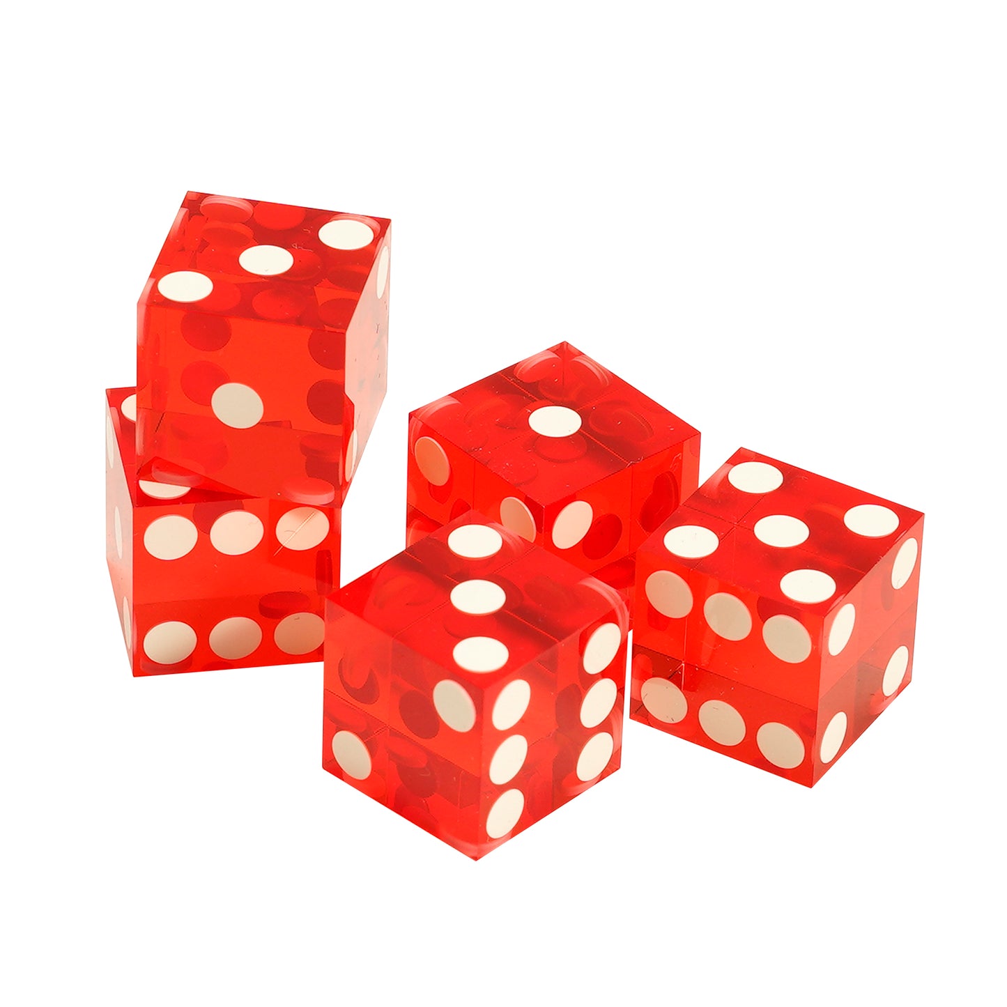 Transparent Acrylic Dice
