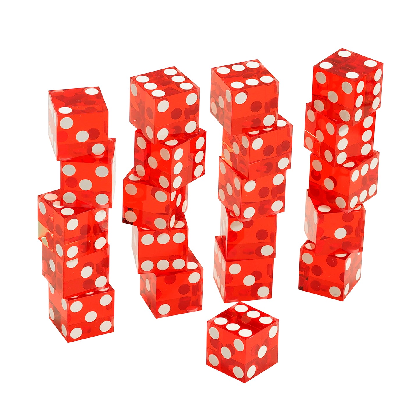 Transparent Acrylic Dice