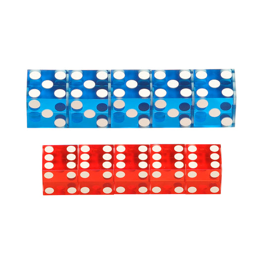 Transparent Acrylic Dice