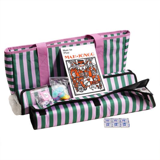 Striped Canvas Tote Bag