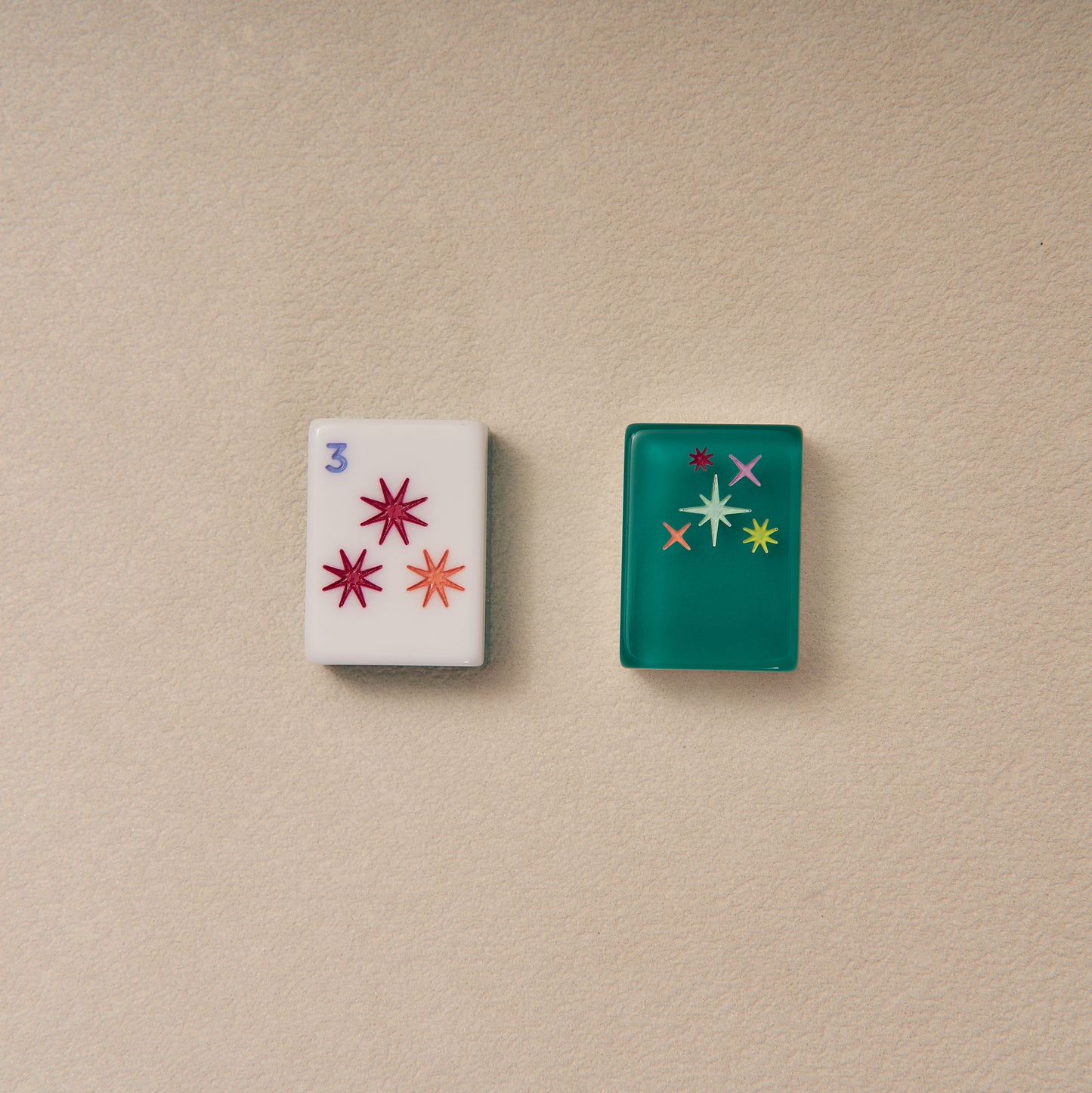 Three-Layer Acrylic American Mahjong Tiles