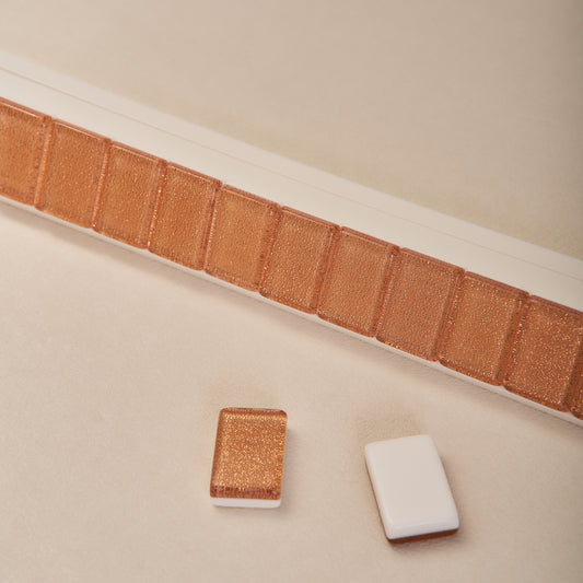 Gold-Thread Double-Layer Mahjong Tiles