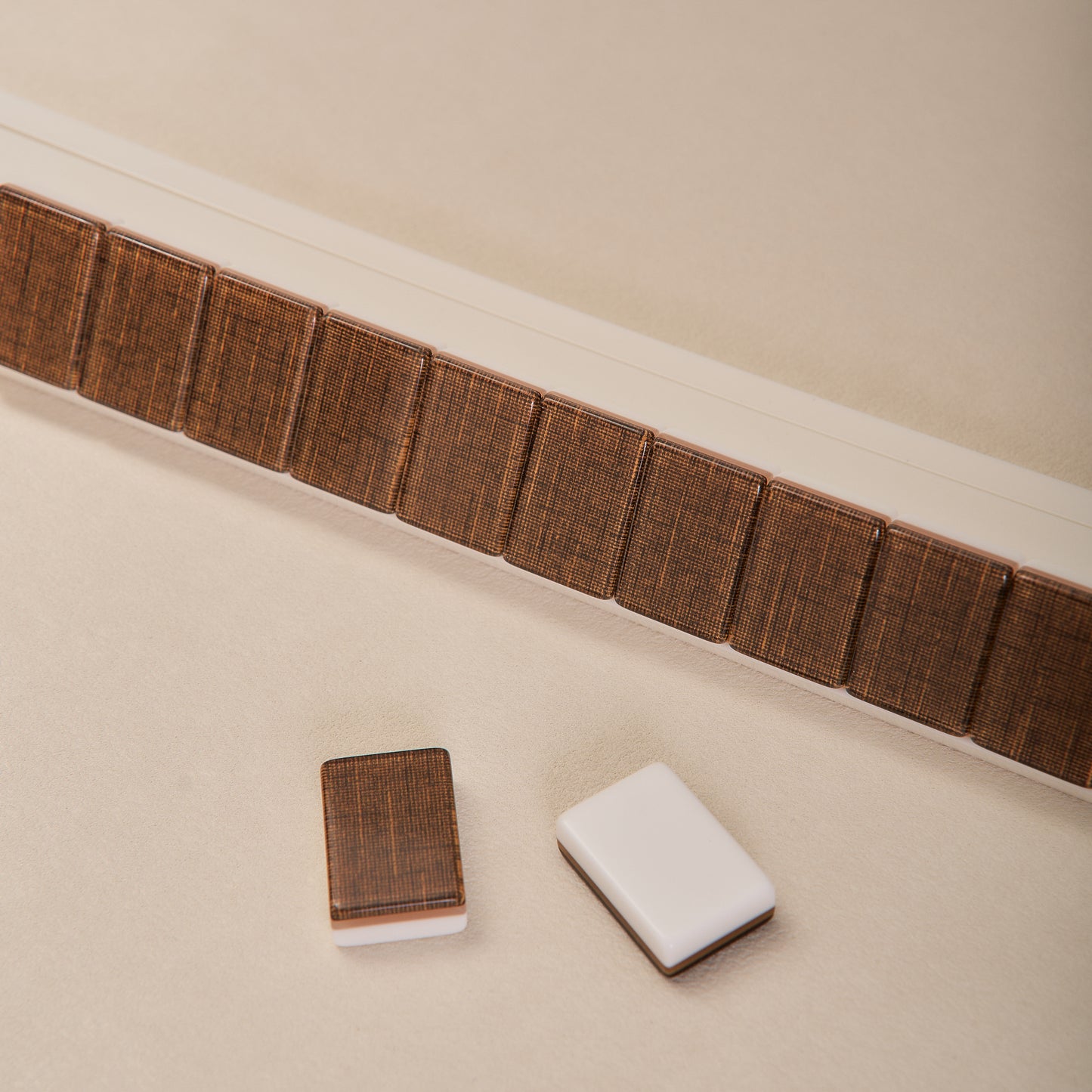 Gold-Thread Double-Layer Mahjong Tiles