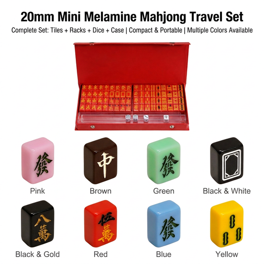 20mm Mini Melamine Mahjong Travel Set